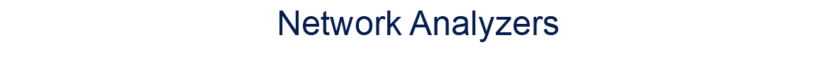 Network Analyzers